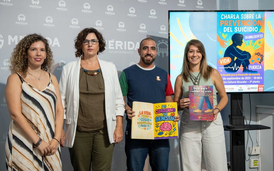 El Centro Cultural Alcazaba acogerá una charla sobre prevención del suicidio en adolescentes el próximo 10 de septiembre