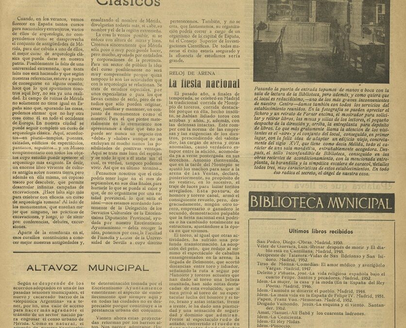 El Archivo Histórico Municipal estrena su nueva hemeroteca digital, un espacio abierto en la diseñado para acercar la historia local a toda la ciudadanía